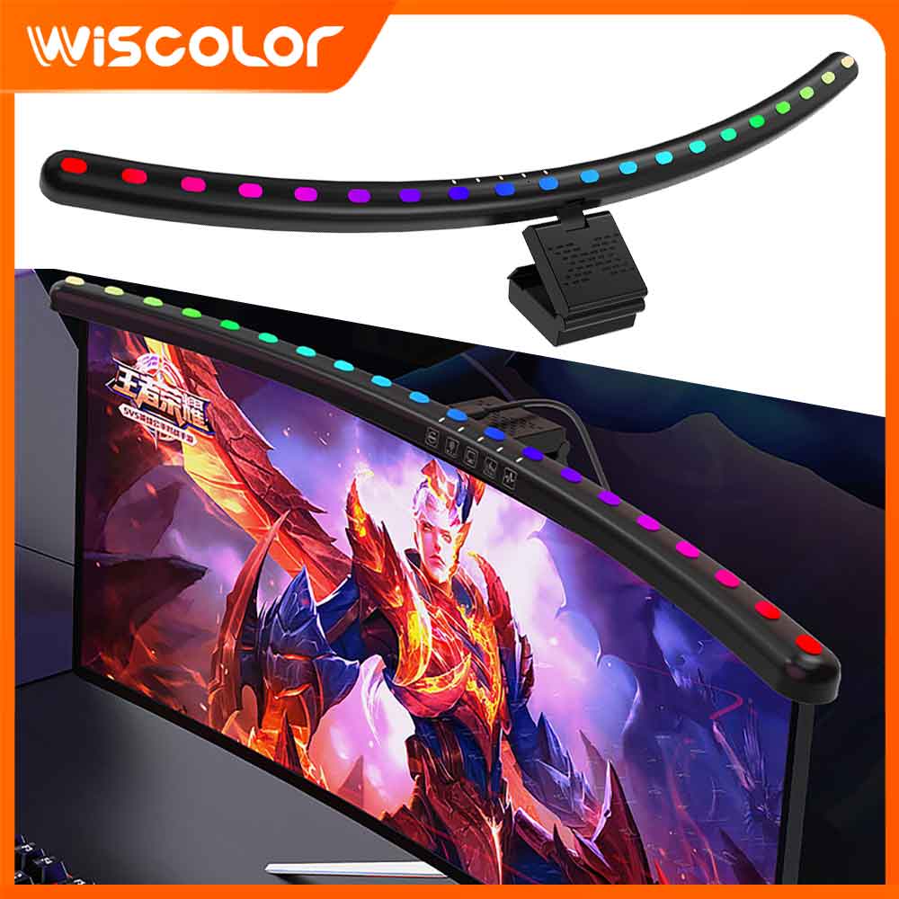Setup Desk Monitor - RGB 라이트 바 모니터 스마트 와이파이