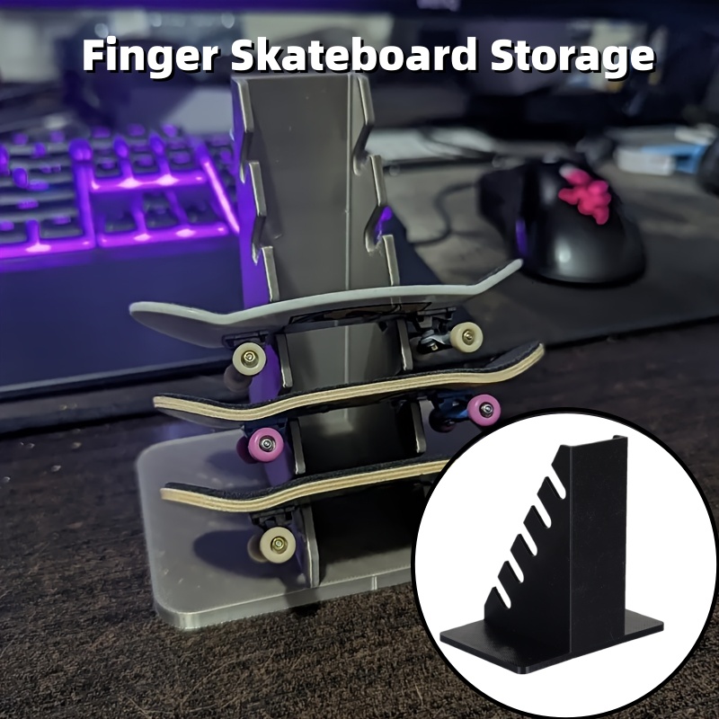 Desk Setup Shelf - 1PCS 핑거 스케이트보드 디스플레이 스탠드 핑거