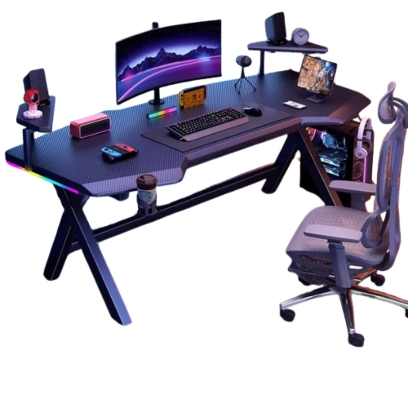 Desk Setup Bedroom - 컴퓨터 가구 고급형 콘솔 컴퓨터 책상