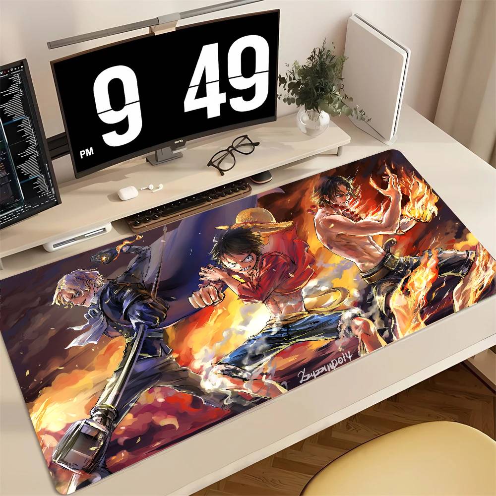 Desk Setup Gaming Pc - 원피스 애니메이션 게이밍 데스크 매트 고무