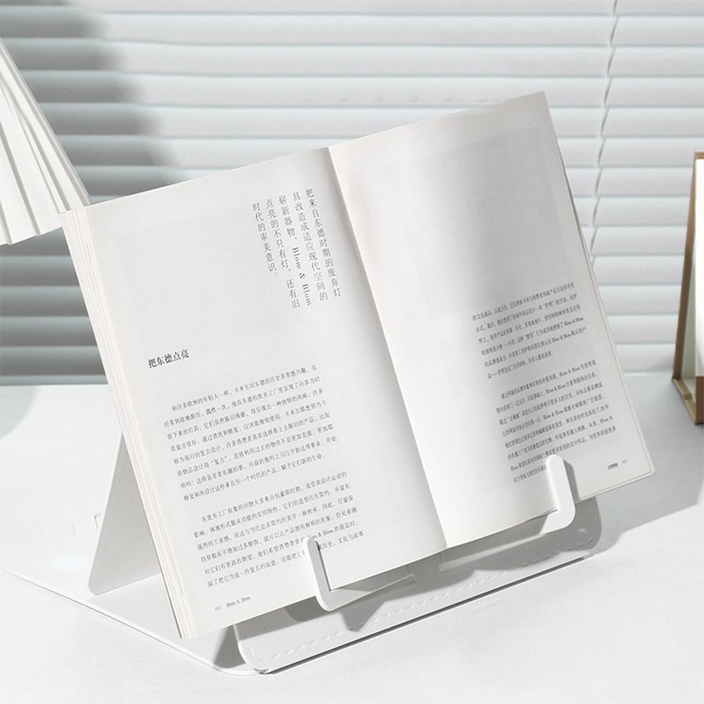 Desk Setup Shelf - 간단한 휴대용 독서 랙 접이식 음악