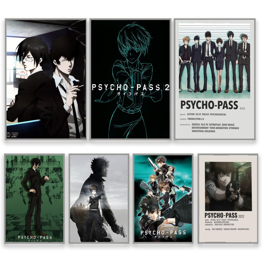 Desk Setup Poster - 애니메이션 P-Psycho-Pass 데스크 세팅 액세서리 PVC