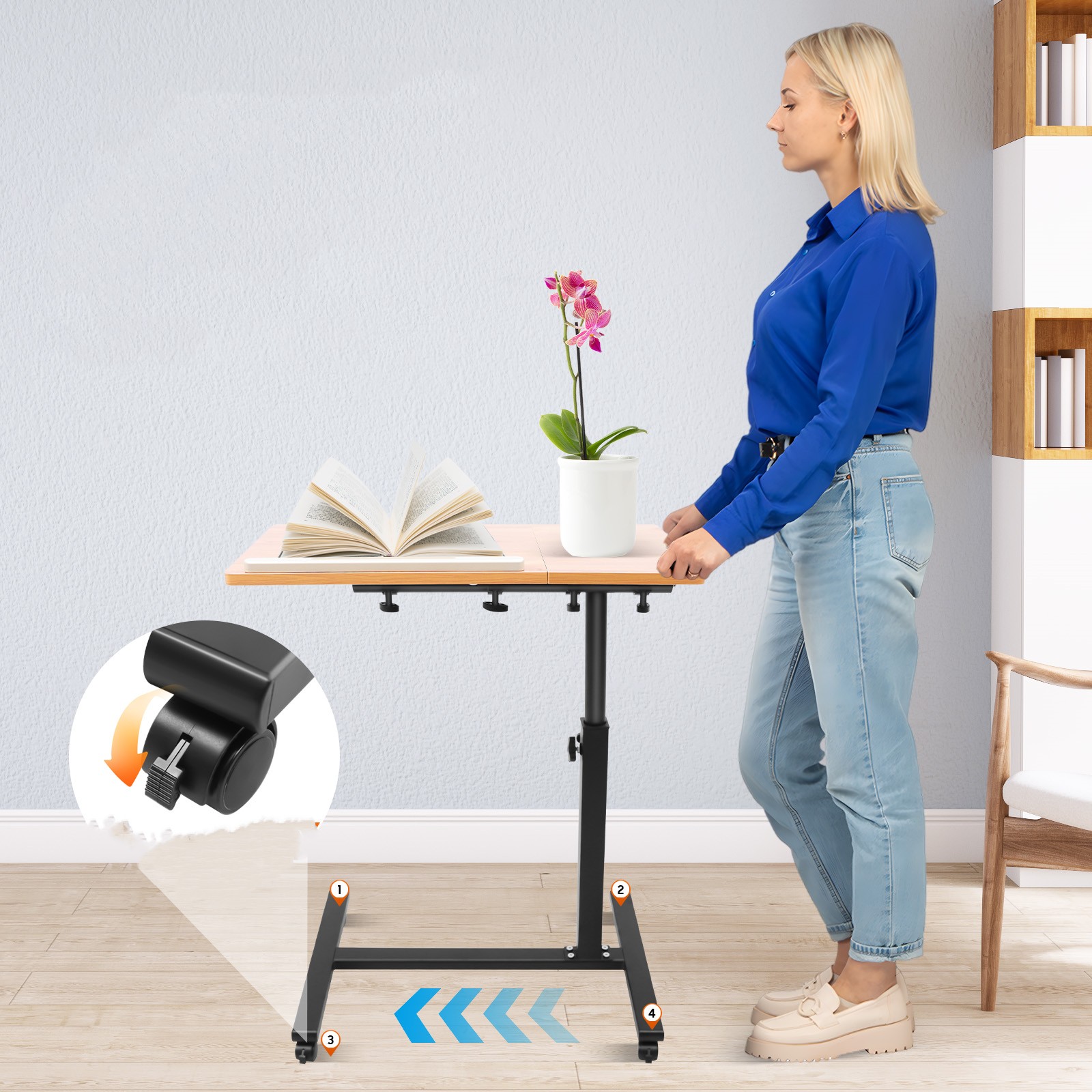 모바일 노트북 테이블 조절 가능 360도 °   회전형 - Desk Setup Maker 리뷰 및 가격
