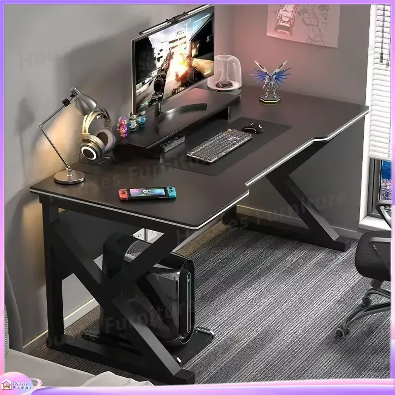 카페 메탈 게이밍 데스크 블랙 MDF 컴퓨터 테이블(P - Desk Setup Gaming Pc 리뷰 및 가격