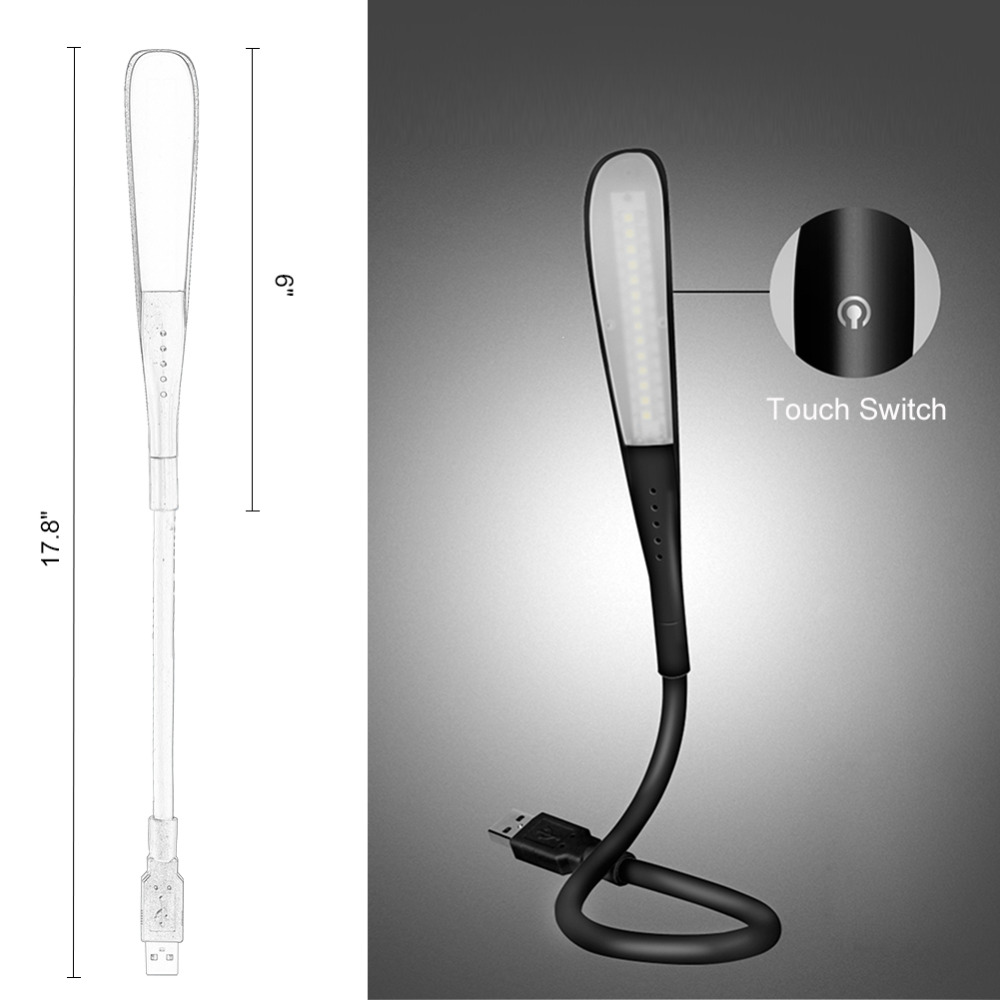 미니 USB 라이트 휴대용 노트북 터치 센서 LED 책 - Desk Setup Maker 리뷰 및 가격