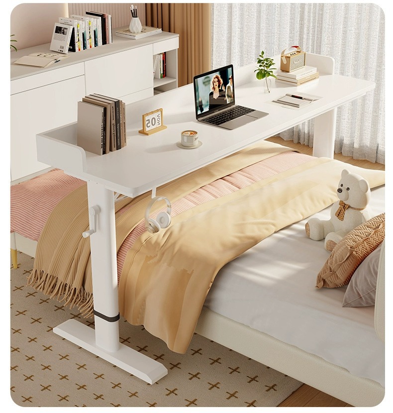 핸드 크랭크가 있는 조절 가능한 침대 위 노트북 책상, - Desk Setup Maker 리뷰 및 가격