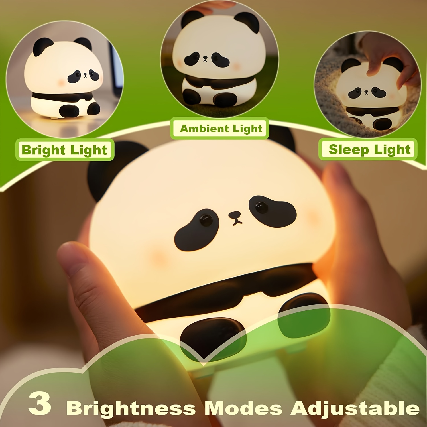 팬더 테마의 크리스마스 선물, 타임블 야간 조명, 충전 - Desk Setup Lamp 리뷰 및 가격