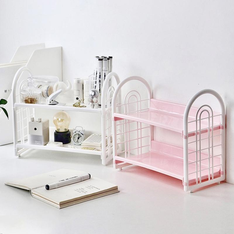 ♥ 2단 중공형 데스크탑 수납 선반 |   레트로 스타 - Desk Setup Shelf 리뷰 및 가격