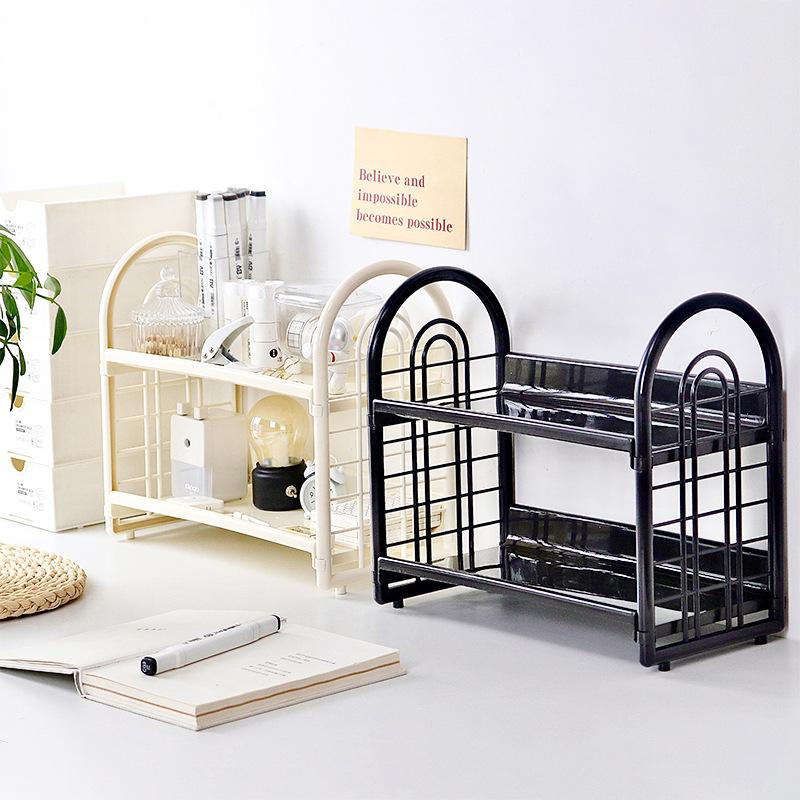 ♥ 2단 중공형 데스크탑 수납 선반 |   레트로 스타 - Desk Setup Shelf 리뷰 및 가격
