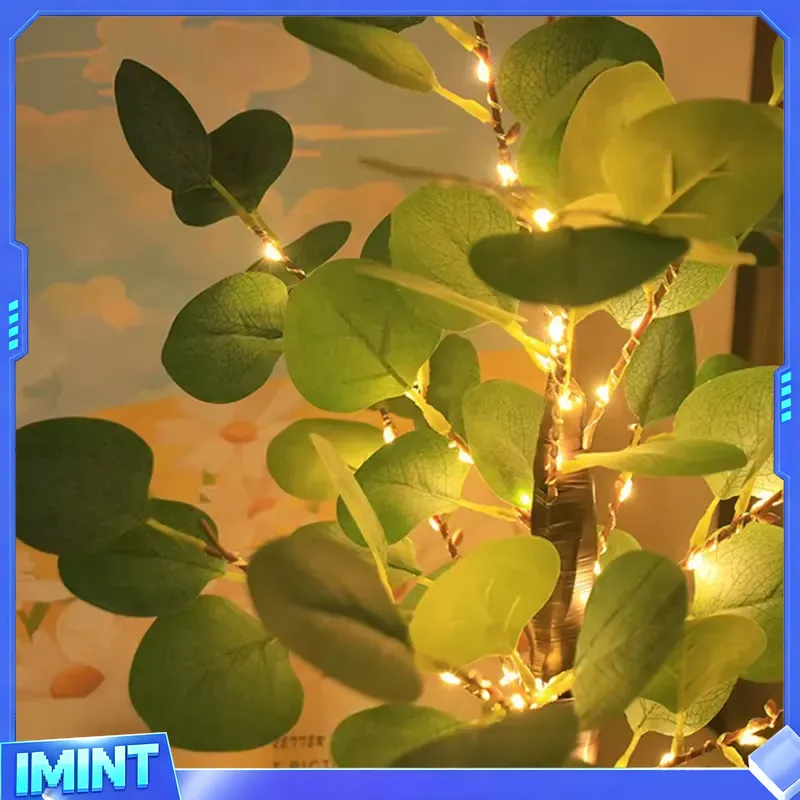 LED 테이블 트리 램프 인공 유칼립투스 55cm LE - Led Desk Light Usb 리뷰 및 가격
