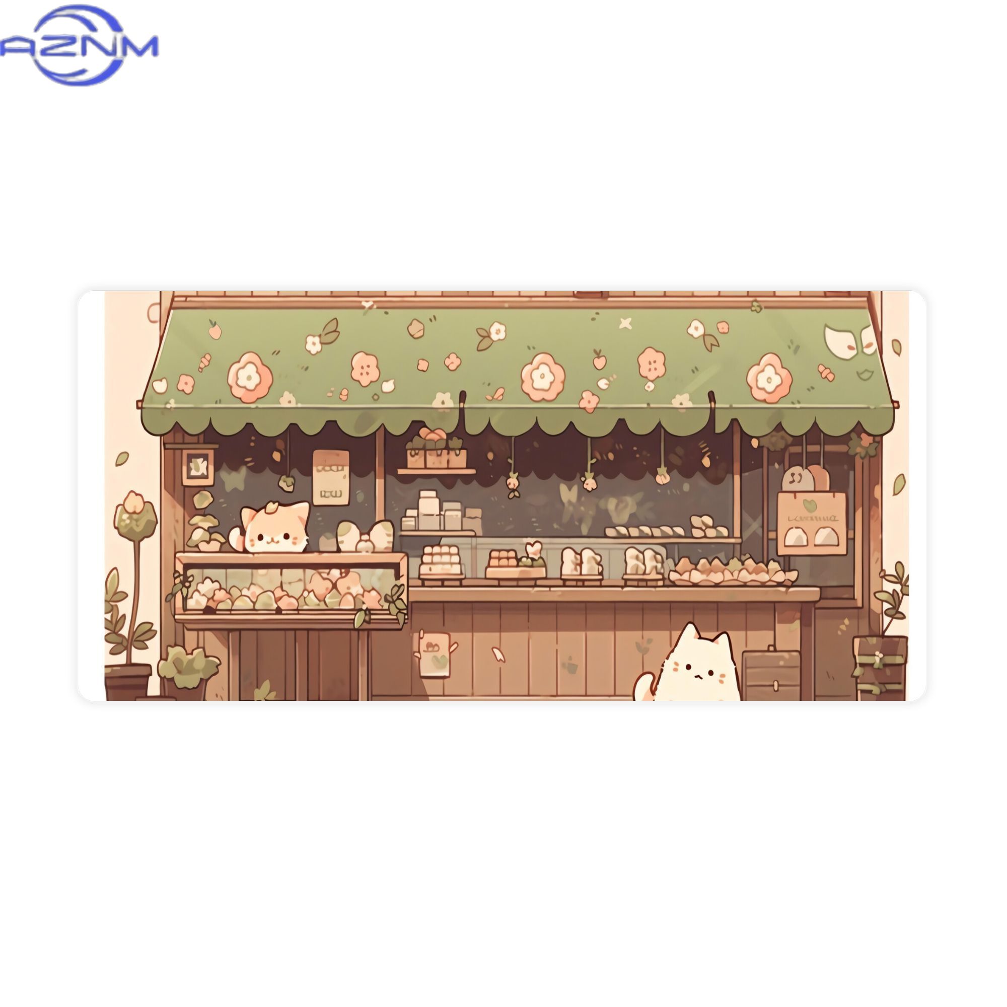 캣 베이커리 에스테틱 그린 샵 대형 데스크 매트는 게임 - Your Desk Setup 리뷰 및 가격