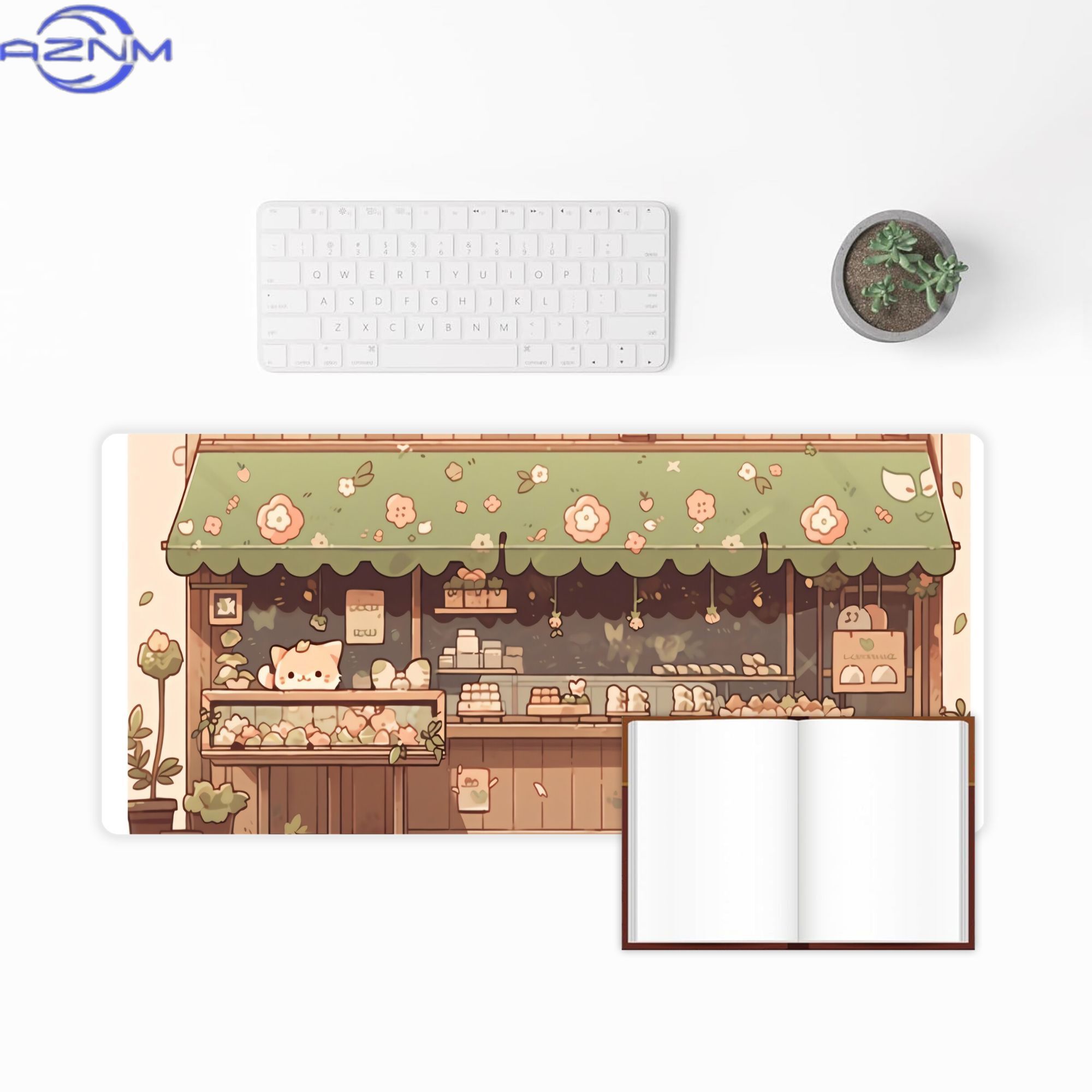 캣 베이커리 에스테틱 그린 샵 대형 데스크 매트는 게임 - Your Desk Setup 리뷰 및 가격