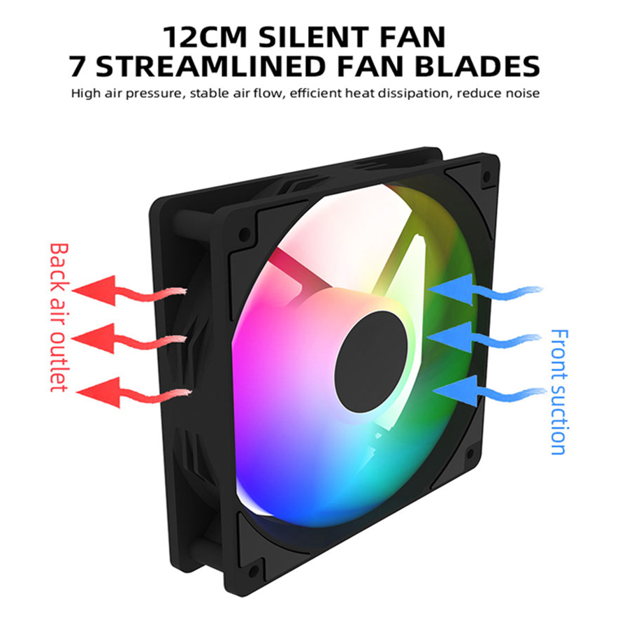 120mm PC 케이스 팬 데스크탑 컴퓨터 방열을 위한 - Desk Setup Lamp 리뷰 및 가격