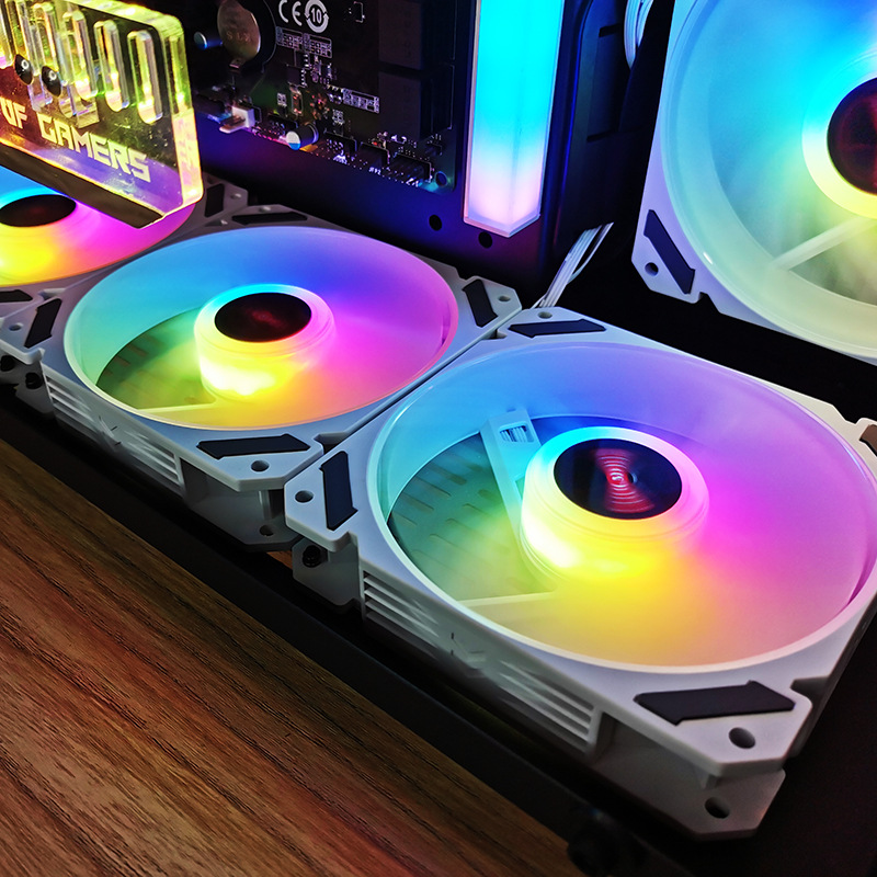 ARGB 120mm 케이스 팬 5V 3PIN 메인보드  - Desk Setup Lamp 리뷰 및 가격