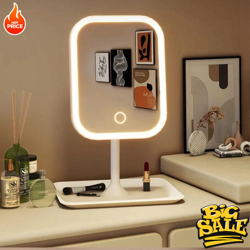 새로운 LED 모던 데스크탑 화장대 거울, 휴대용 3색 - Desk Setup Lamp 리뷰 및 가격