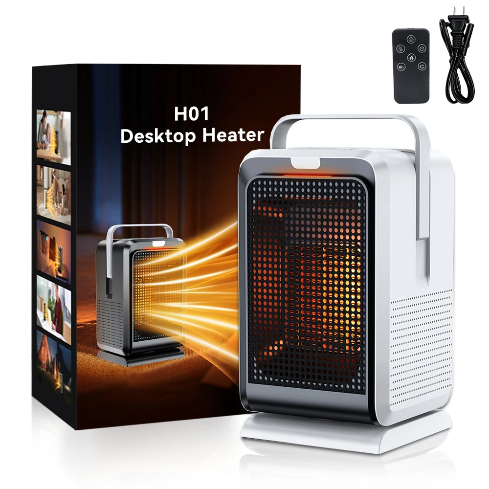 휴대용 데스크탑 PTC 빠른 가열 회전식 헤드 전기 냉 - Desk Setup Gear 리뷰 및 가격