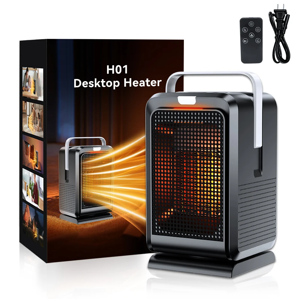 휴대용 데스크탑 PTC 빠른 가열 회전식 헤드 전기 냉 - Desk Setup Gear 리뷰 및 가격