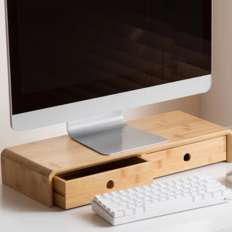 대나무 노트북 모니터 받침대 친환경 데스크탑 정리함 서 - Setup Desk Monitor 리뷰 및 가격