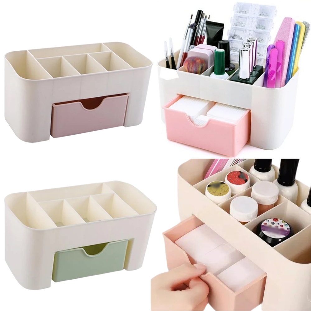 네일 아트 주최자 데스크탑 서랍 화장품 보관 상자 메이 - Desk Setup Shelf 리뷰 및 가격