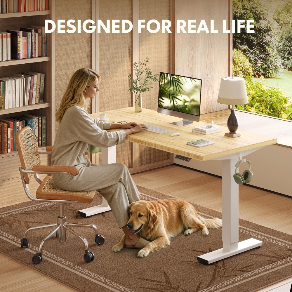 FLEXISPOT 55인치 x 28인치 솔리드 대나무  - Setup Desk Monitor 리뷰 및 가격