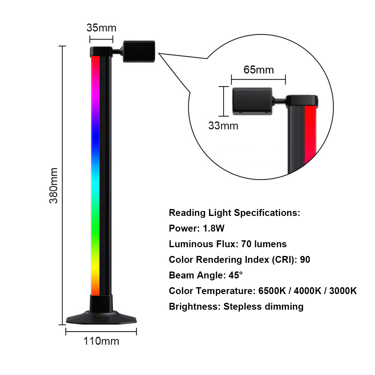 스마트 라이트 바 LED RGB 음악 동기화 앱 제어  - Desk Setup Bedroom 리뷰 및 가격
