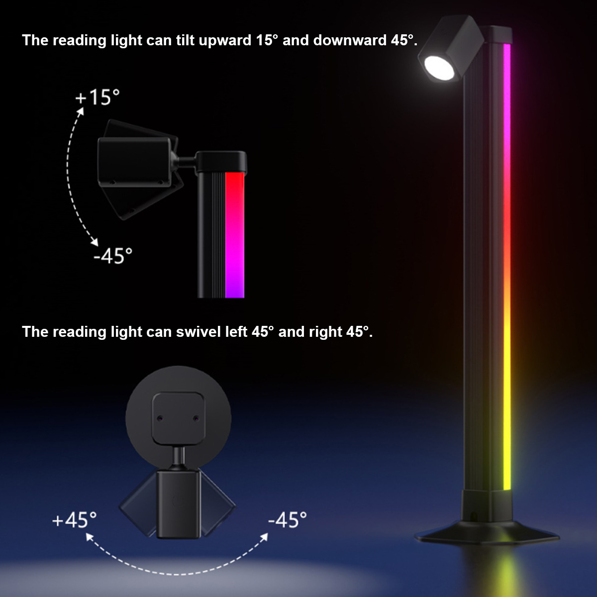 스마트 라이트 바 LED RGB 음악 동기화 앱 제어  - Desk Setup Bedroom 리뷰 및 가격