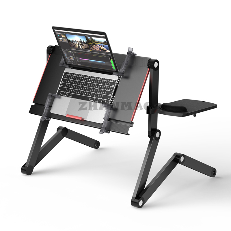 침대 위에 누워 있음, 노트북 책상, 접이식 태블릿 스 - Desk Setup Maker 리뷰 및 가격