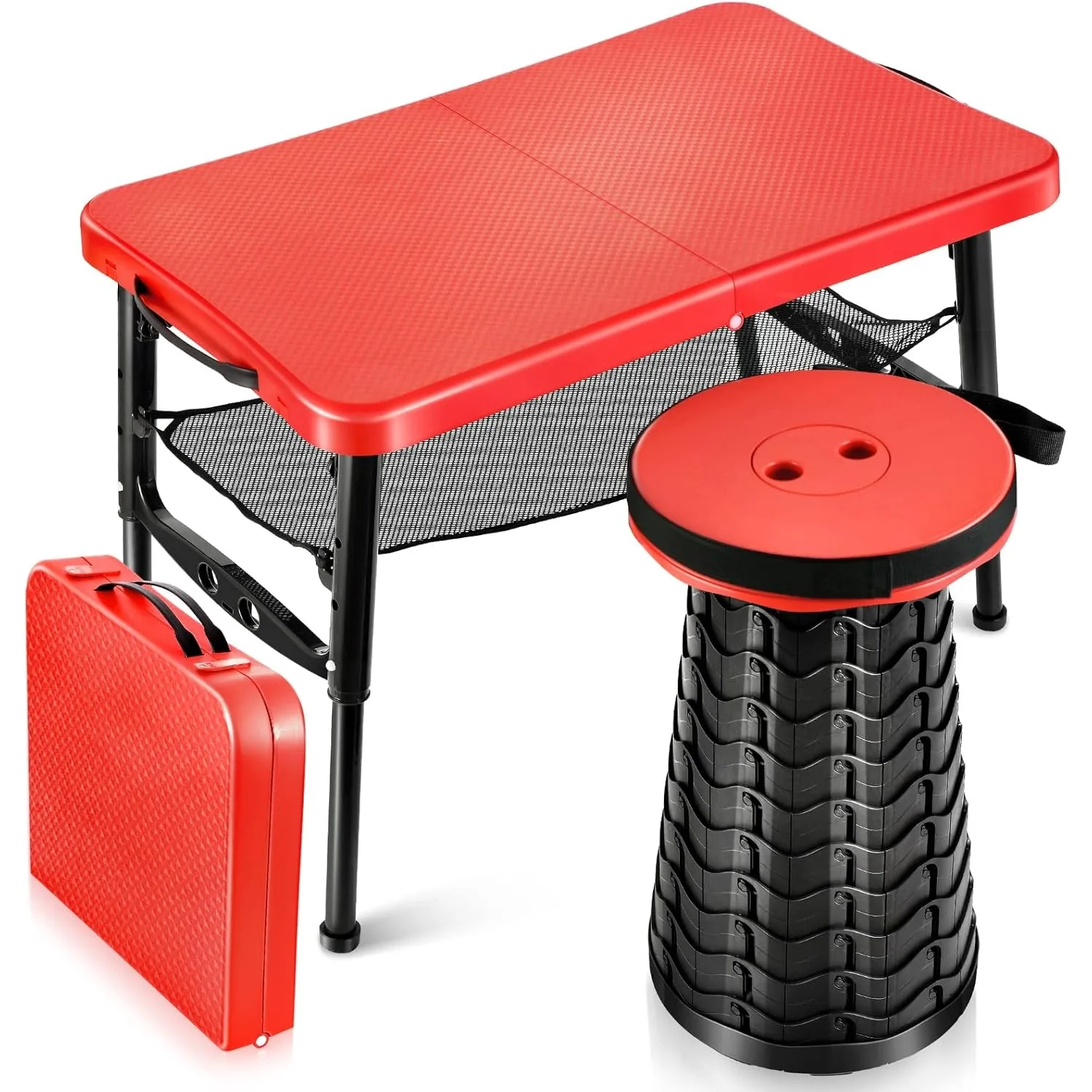 개폐식 접이식 테이블 및 의자 세트 야외 피크닉 노트북 - Desk Setup Maker 리뷰 및 가격