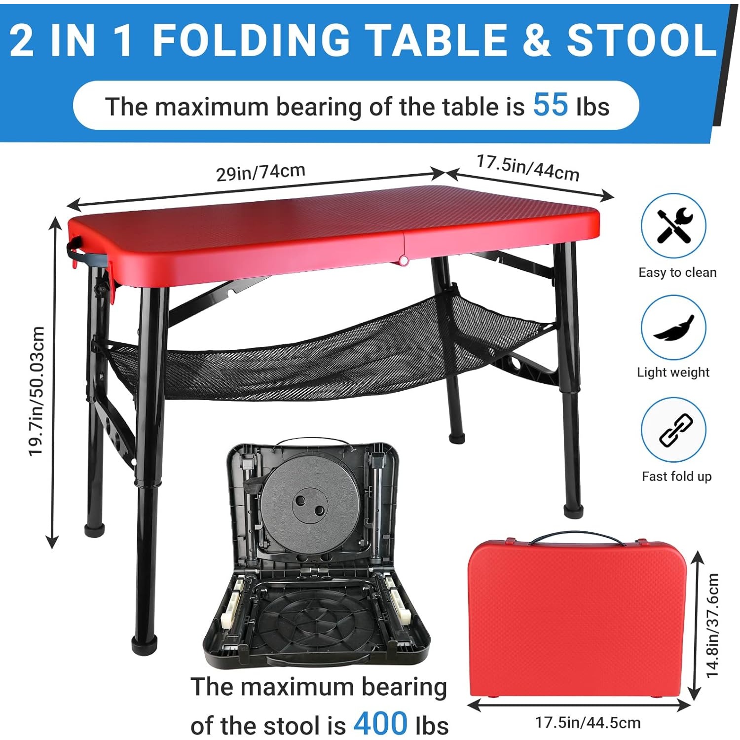 개폐식 접이식 테이블 및 의자 세트 야외 피크닉 노트북 - Desk Setup Maker 리뷰 및 가격